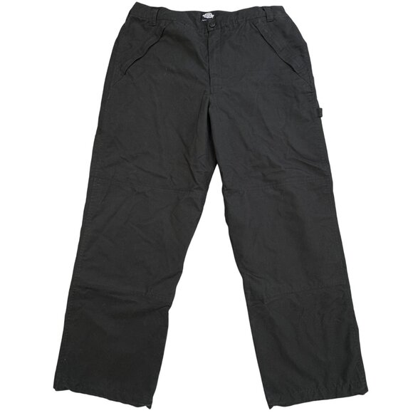 Dickies Mens Sz XL Black Fully Line Work Pants Tactical Utility Storm Carpenter - Picture 1 of 16